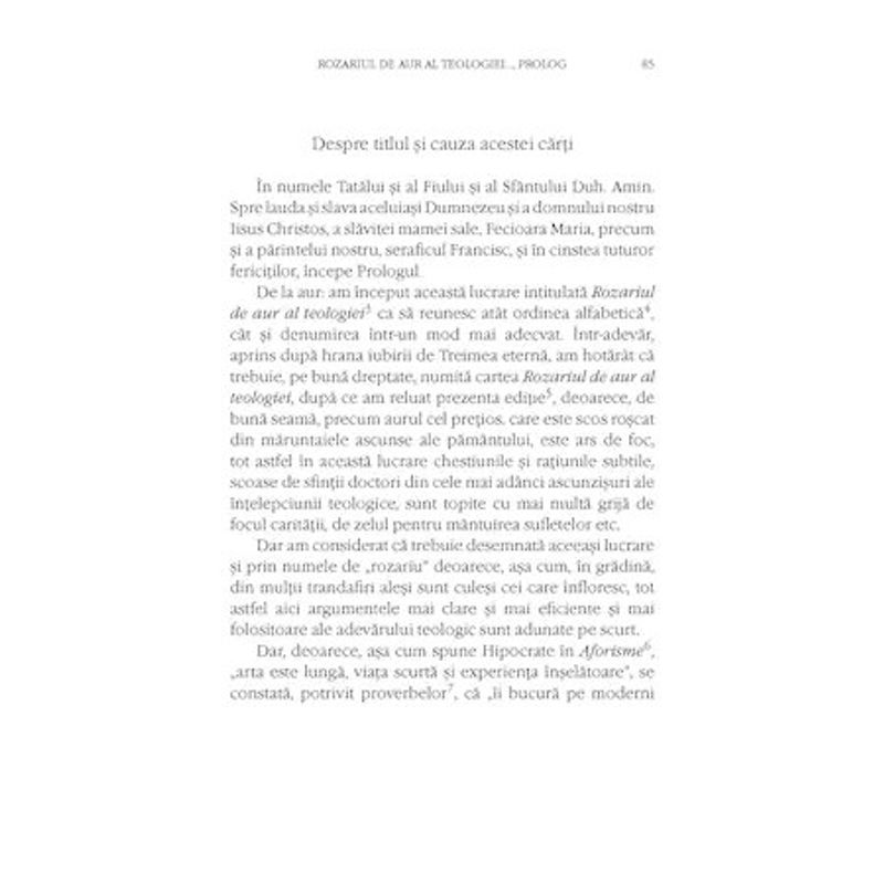 Carti si Birotica - Carti - Stiinte sociale si politica - Rozariul de aur al teologiei. Prolog - Pelbart din Timisoara - Infinity.ro