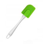 Casa si Gradina - Bucatarie si vesela - Ustensile bucatarie - Pensule, spatule si teluri bucatarie - Spatula din silicon pentru bucatarie, 24 cm, maner acrilic, verde - Infinity.ro