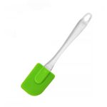 Casa si Gradina - Bucatarie si vesela - Ustensile bucatarie - Pensule, spatule si teluri bucatarie - Spatula din silicon pentru bucatarie, 24 cm, maner acrilic, verde - Infinity.ro