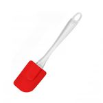 Casa si Gradina - Bucatarie si vesela - Ustensile bucatarie - Pensule, spatule si teluri bucatarie - Spatula din silicon pentru bucatarie, 24 cm, maner acrilic, rosu - Infinity.ro