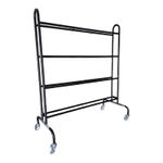 Sport si Outdoor - Accesorii si echipamente sportive - Accesorii antrenament si tabele tactice - Suport mingi Sportek, stativ mobil pentru 20 mingi - Infinity.ro