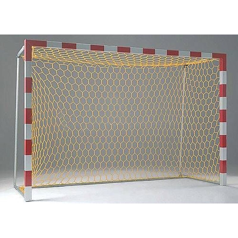 Sport si Outdoor - Sporturi de echipa - Handbal - Set 2 plase porti handbal Huck 3x2 m WM,  fir 5 mm fara nod, culoare galbena - Infinity.ro