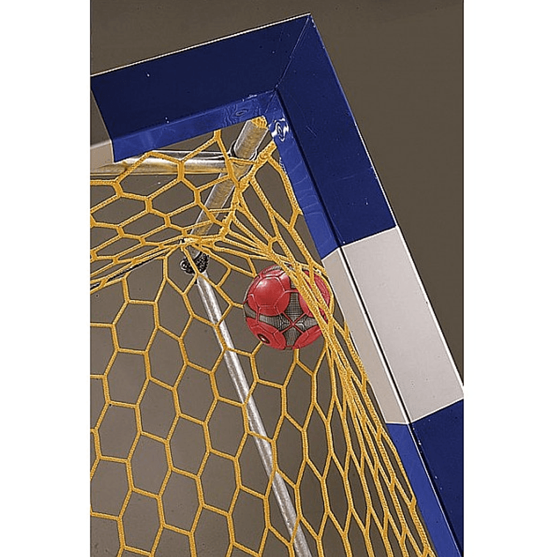 Sport si Outdoor - Sporturi de echipa - Handbal - Set 2 plase porti handbal Huck 3x2 m WM,  fir 5 mm fara nod, culoare galbena - Infinity.ro
