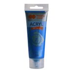 Carti si Birotica - Rechizite - Pictura si desen - Acuarele si culori - Vopsea acrilica Happy Color 75ml bleumarin - Infinity.ro