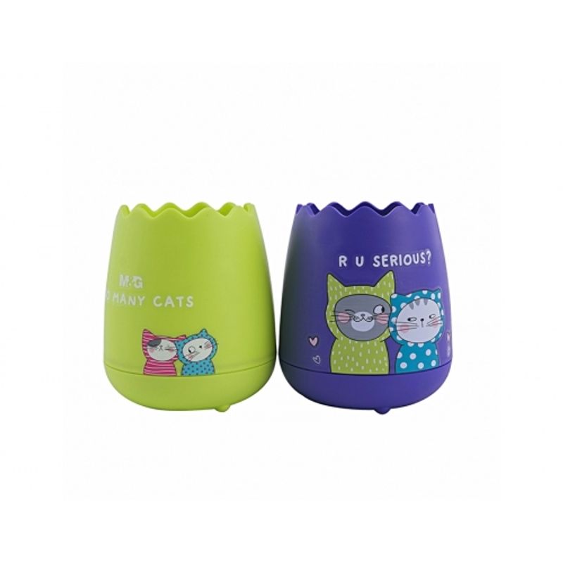 Carti si Birotica - Birotica - Accesorii de birou - Suporturi accesorii birou - Suport instrumente de scris, plastic, So many cats, M&G - Infinity.ro