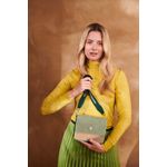 Fashion, accesorii si bijuterii - Femei - Accesorii femei - Genti si rucsacuri femei - Geanta verde crossbody 19x6x16 cm colectia UNI - Infinity.ro