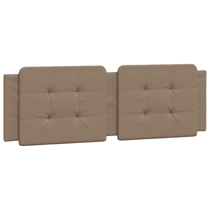 Casa si Gradina - Mobilier - Paturi si accesorii - Paturi - Cadru pat cu lumini LED, cappuccino, 160x200 cm piele ecologica - Infinity.ro