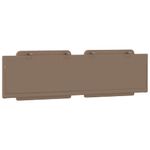 Casa si Gradina - Mobilier - Paturi si accesorii - Accesorii paturi - Tablie de pat Alb 200 cm Lemn compozit - Infinity.ro