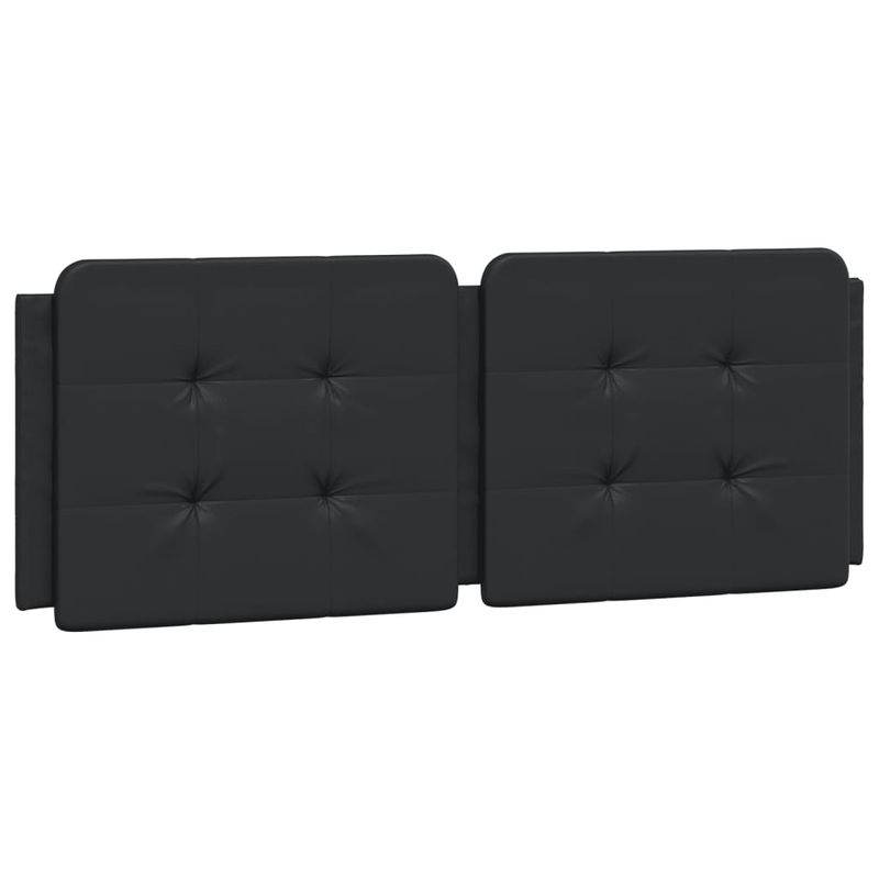 Casa si Gradina - Mobilier - Paturi si accesorii - Paturi - Cadru de pat cu tablie, negru, 140x190 cm, piele ecologica - Infinity.ro