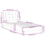 Casa si Gradina - Mobilier - Paturi si accesorii - Paturi - Cadru de pat cu tablie, negru, 90x200 cm, piele ecologica - Infinity.ro