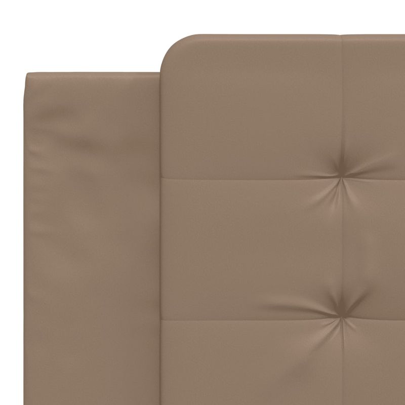 Casa si Gradina - Mobilier - Paturi si accesorii - Paturi - Cadru de pat cu LED, cappuccino, 180x200 cm, piele ecologica - Infinity.ro