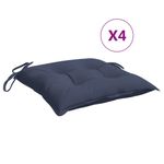 Casa si Gradina - Textile si covoare - Perne si pilote - Perne decorative - Perne de scaun 4 buc. bleumarin 40x40x7 cm textil oxford - Infinity.ro