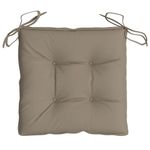 Casa si Gradina - Textile si covoare - Perne si pilote - Perne decorative - Perne de scaun, 2 buc., gri taupe, 40x40x7 cm, textil oxford - Infinity.ro