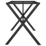 Casa si Gradina - Mobilier - Feronerie si accesorii mobila - Picioare masa de sufragerie X-Frame 120x60x73 cm Fonta - Infinity.ro