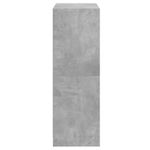 Casa si Gradina - Mobilier - Comode si corpuri - Corpuri bucatarie - Dulapuri inalte cu usi, gri beton, 68x37x109 cm, lemn prelucrat - Infinity.ro