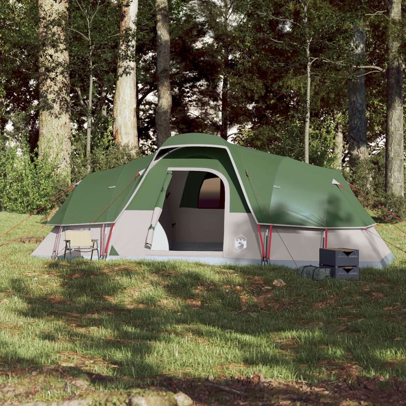 Sport si Outdoor - Camping - Corturi camping - Cort de camping cupola pentru 1 persoana, verde, impermeabil - Infinity.ro