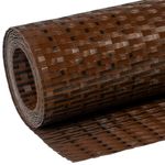 Casa si Gradina - Gradina si terasa - Garduri, panouri si accesorii - Paravan pentru balcon, maro si negru, 500x90 cm, poliratan - Infinity.ro