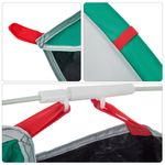 Sport si Outdoor - Camping - Corturi camping - Cort de plaja pop-up, verde marin, impermeabil - Infinity.ro