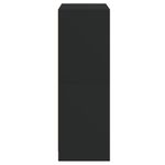 Casa si Gradina - Mobilier - Comode si corpuri - Corpuri bucatarie - Dulapuri inalte cu usi, negru, 68x37x109 cm, lemn prelucrat - Infinity.ro