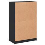 Casa si Gradina - Mobilier - Comode si corpuri - Corpuri bucatarie - Dulapuri inalte cu usi, negru, 68x37x109 cm, lemn prelucrat - Infinity.ro