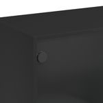 Casa si Gradina - Mobilier - Comode si corpuri - Corpuri bucatarie - Dulapuri inalte cu usi, negru, 68x37x109 cm, lemn prelucrat - Infinity.ro