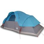 Sport si Outdoor - Camping - Corturi camping - Cort de familie cupola, 9 persoane, albastru, impermeabil - Infinity.ro
