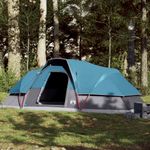 Sport si Outdoor - Camping - Corturi camping - Cort de familie cupola, 9 persoane, albastru, impermeabil - Infinity.ro
