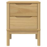 Casa si Gradina - Mobilier - Comode si corpuri - Noptiere - Noptiera, maro ceruit, 45x39x57 cm, lemn masiv de pin - Infinity.ro