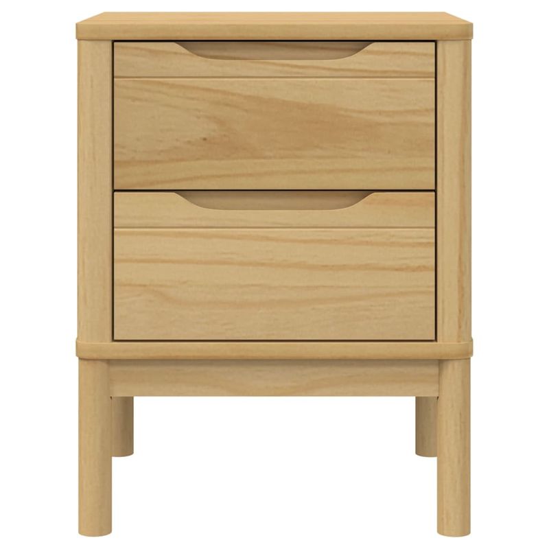 Casa si Gradina - Mobilier - Comode si corpuri - Noptiere - Noptiera, maro ceruit, 45x39x57 cm, lemn masiv de pin - Infinity.ro