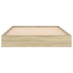 Casa si Gradina - Mobilier - Paturi si accesorii - Paturi - Cadru de pat, stejar sonoma, 100x200 cm, lemn prelucrat - Infinity.ro