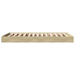 Casa si Gradina - Mobilier - Paturi si accesorii - Paturi - Cadru de pat, stejar sonoma, 100x200 cm, lemn prelucrat - Infinity.ro