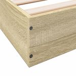 Casa si Gradina - Mobilier - Paturi si accesorii - Paturi - Cadru de pat, stejar sonoma, 100x200 cm, lemn prelucrat - Infinity.ro
