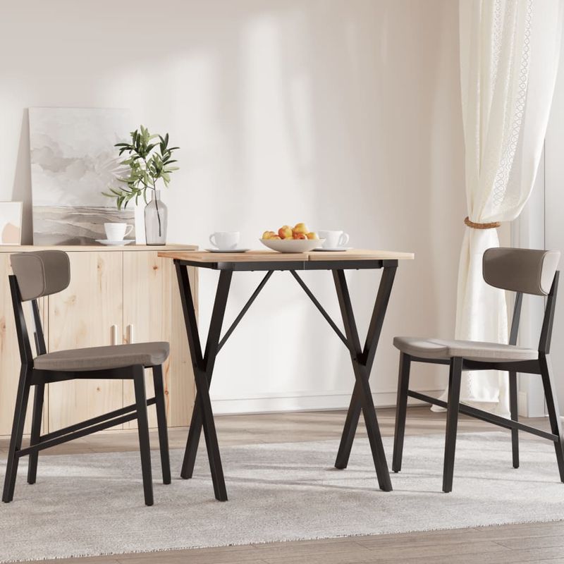 Casa si Gradina - Mobilier - Feronerie si accesorii mobila - Picioare masa de sufragerie X-Frame 60x40x73 cm Fonta - Infinity.ro