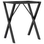 Casa si Gradina - Mobilier - Feronerie si accesorii mobila - Picioare masa de sufragerie X-Frame 60x40x73 cm Fonta - Infinity.ro