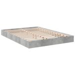 Casa si Gradina - Mobilier - Paturi si accesorii - Paturi - Cadru de pat, gri beton, 140x200 cm, lemn prelucrat - Infinity.ro