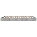 Casa si Gradina - Mobilier - Paturi si accesorii - Paturi - Cadru de pat, gri beton, 140x200 cm, lemn prelucrat - Infinity.ro