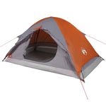 Sport si Outdoor - Camping - Corturi camping - Cort de camping pentru 4 persoane, gri/portocaliu, impermeabil - Infinity.ro