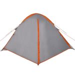 Sport si Outdoor - Camping - Corturi camping - Cort de camping pentru 4 persoane, gri/portocaliu, impermeabil - Infinity.ro