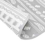 Casa si Gradina - Textile si covoare - Covoare - Covoare casa - Covor de exterior, model gri, diametru 200 cm, PP - Infinity.ro