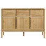 Casa si Gradina - Mobilier - Comode si corpuri - Comode - Dulap FLORO, maro ceara, 114x43x74 cm, lemn masiv pin - Infinity.ro