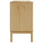 Casa si Gradina - Mobilier - Comode si corpuri - Comode - Dulap FLORO, maro ceara, 114x43x74 cm, lemn masiv pin - Infinity.ro