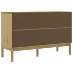 Casa si Gradina - Mobilier - Comode si corpuri - Comode - Dulap FLORO, maro ceara, 114x43x74 cm, lemn masiv pin - Infinity.ro