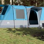 Sport si Outdoor - Camping - Corturi camping - Cort de camping tunel pentru 4 persoane, albastru, impermeabil - Infinity.ro