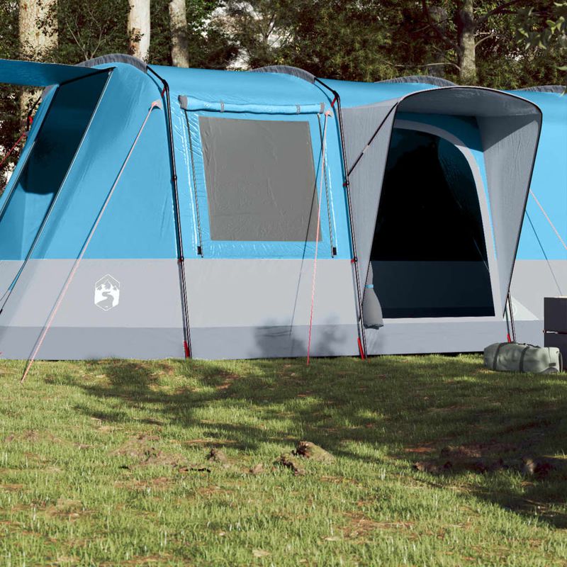 Sport si Outdoor - Camping - Corturi camping - Cort de camping tunel pentru 4 persoane, albastru, impermeabil - Infinity.ro