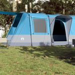 Sport si Outdoor - Camping - Corturi camping - Cort de camping tunel pentru 4 persoane, albastru, impermeabil - Infinity.ro