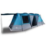 Sport si Outdoor - Camping - Corturi camping - Cort de camping tunel pentru 4 persoane, albastru, impermeabil - Infinity.ro