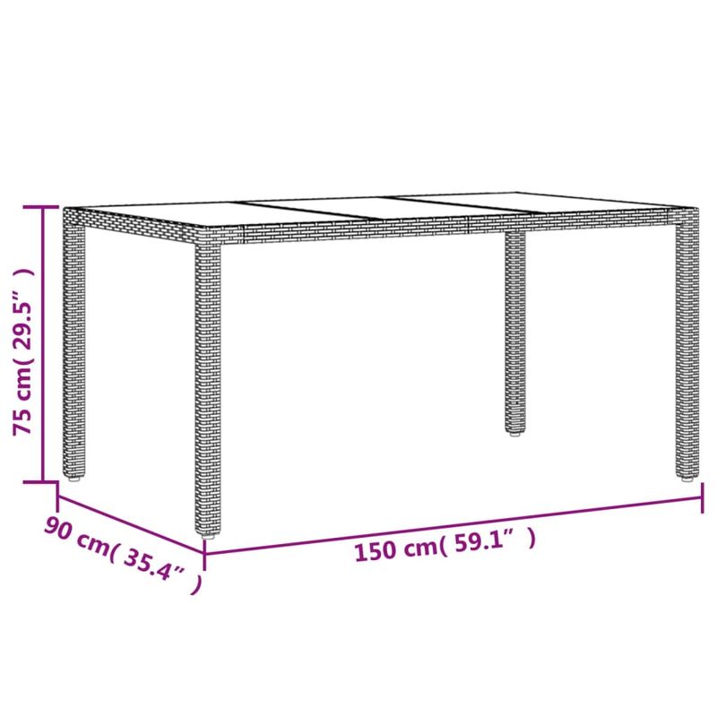 Casa si Gradina - Gradina si terasa - Mobilier exterior - Seturi mobila gradina - Set mobilier gradina perne 5 piese negru poliratan/lemn acacia - Infinity.ro