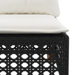 Casa si Gradina - Gradina si terasa - Mobilier exterior - Seturi mobila gradina - Set canapele de gradina cu perne, 7 piese, negru, poliratan - Infinity.ro