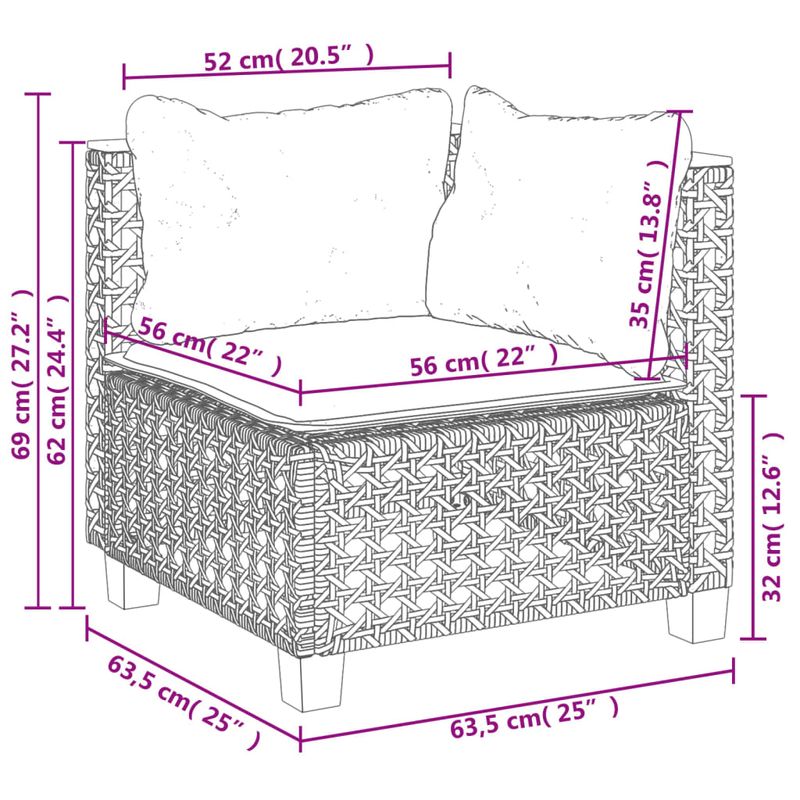 Casa si Gradina - Gradina si terasa - Mobilier exterior - Seturi mobila gradina - Set canapele de gradina cu perne, 7 piese, negru, poliratan - Infinity.ro