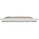 Casa si Gradina - Mobilier - Paturi si accesorii - Paturi - Cadru de pat cu lumini LED, alb, 180x200 cm, lemn prelucrat - Infinity.ro